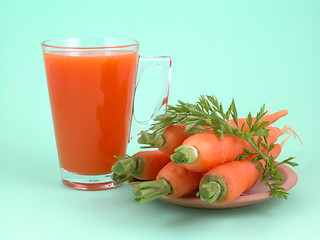 Image showing carrot juice