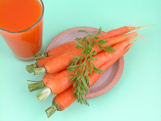 Image showing carrot juice