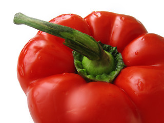 Image showing red sweet pepper on a white background 