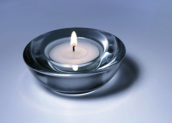 Image showing burning candle