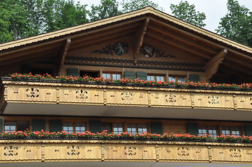 Image showing Chalets in Switzerland