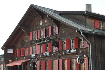 Image showing Chalets in Switzerland