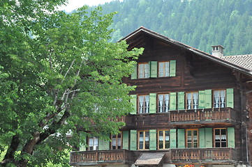 Image showing Chalets in Switzerland