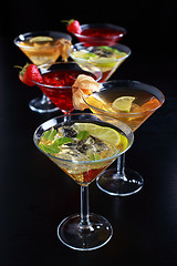 Image showing Cocktails