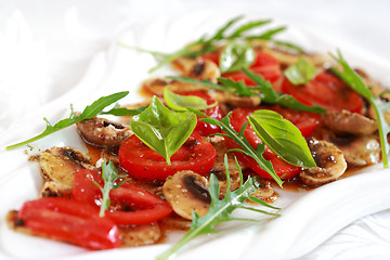 Image showing Champignon Carpaccio