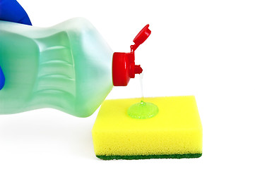 Image showing Gel Dishwashing sponge