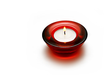 Image showing burning candle