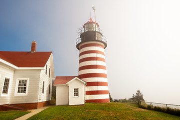 Image showing West Quoddy lighthouse