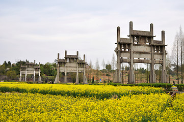 Image showing Landmark of Chinese ancient buildings