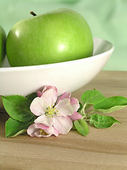 Image showing green apple