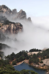 Image showing Foggy mountains