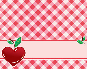 Image showing checkered background in red tones