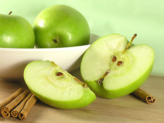 Image showing green apple