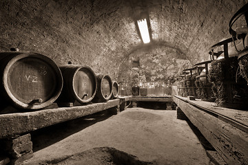 Image showing wine cellar