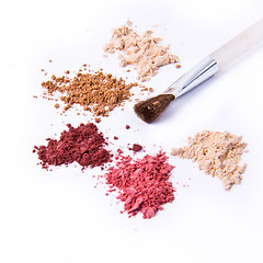 Image showing crushed eyeshadow