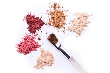 Image showing crushed eyeshadow