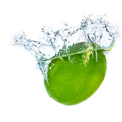 Image showing lime splashing