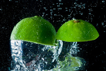 Image showing fruit splash