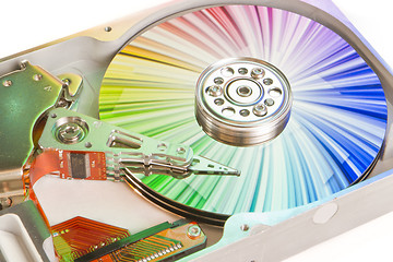 Image showing hard drive internals