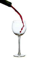 Image showing pouring red wine 