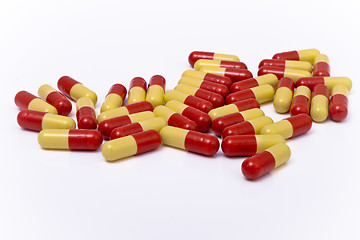 Image showing colorful capsules