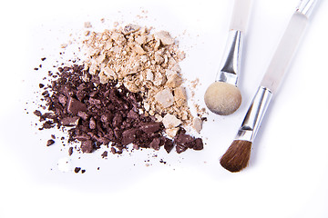 Image showing crushed eyeshadow