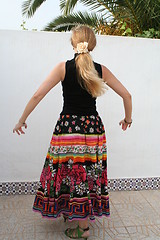 Image showing Flamenco pose