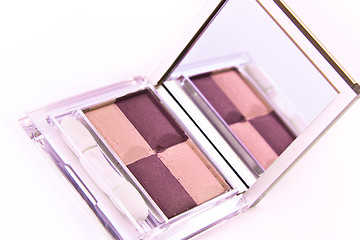 Image showing set of eyeshadows