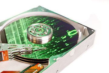 Image showing hard drive internals