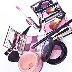 Image showing makeup collection