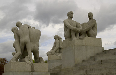 Image showing Vigelandsparken sculpture park