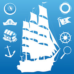 Image showing Sailing symbols