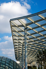 Image showing shanghai new bund puxi side roof