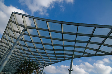 Image showing shanghai new bund puxi side roof