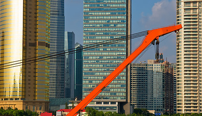 Image showing shanghai pudong view from puxi