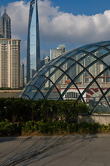 Image showing shanghai pudong view from puxi 