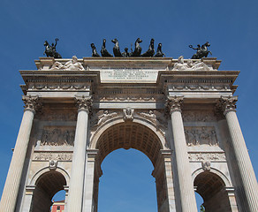 Image showing Arco della Pace, Milan