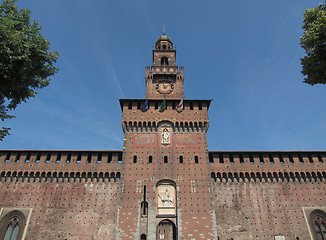 Image showing Castello Sforzesco, Milan