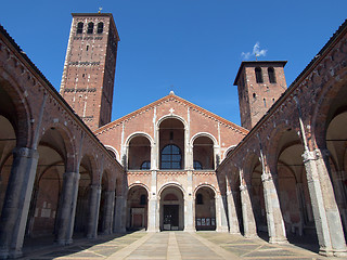 Image showing Sant Ambrogio church, Milan