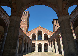 Image showing Sant Ambrogio church, Milan