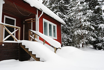 Image showing small country house in Finland 