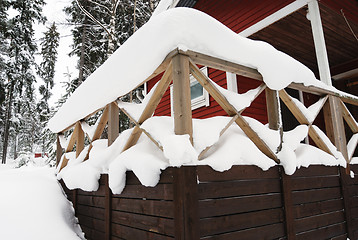 Image showing small country house in Finland