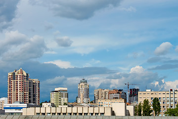 Image showing Modern buildings in Kyiv, Ukraine
