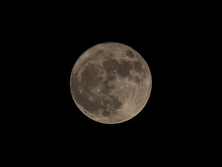 Image showing Full Moon Over Norway