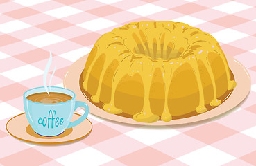 Image showing cupcake and a mug of coffee