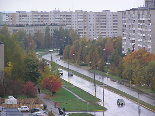 Image showing Autumn street