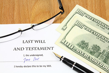 Image showing Last Will