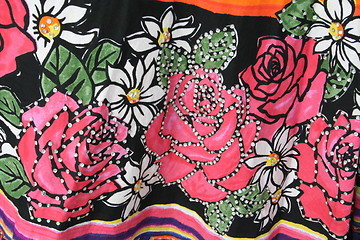 Image showing Wonderful pattern of  stuff for dresses