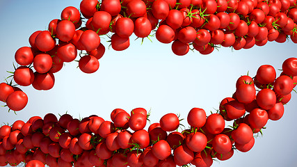 Image showing Tasty fresh Tomatoe Cherry flows