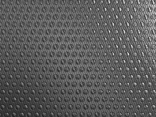 Image showing Carbon fibre background with round shapes